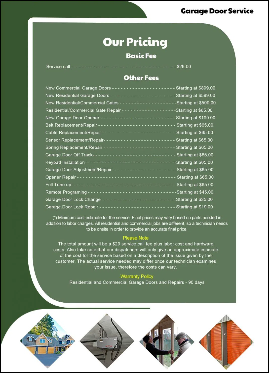 Metro Garage Doors Houston, TX 713-401-1940